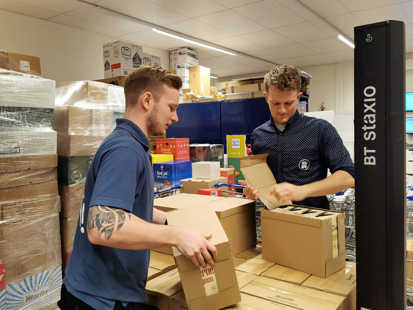 Marc og Mikkel Rema 1000 Søften - Søften Nyt - Foto: Anders Godtfred-Rasmussen.